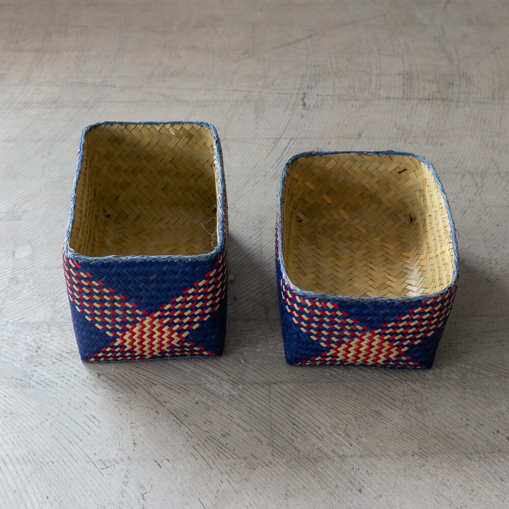 チヒ カラフル長方形箱 (蓋付) M【F】