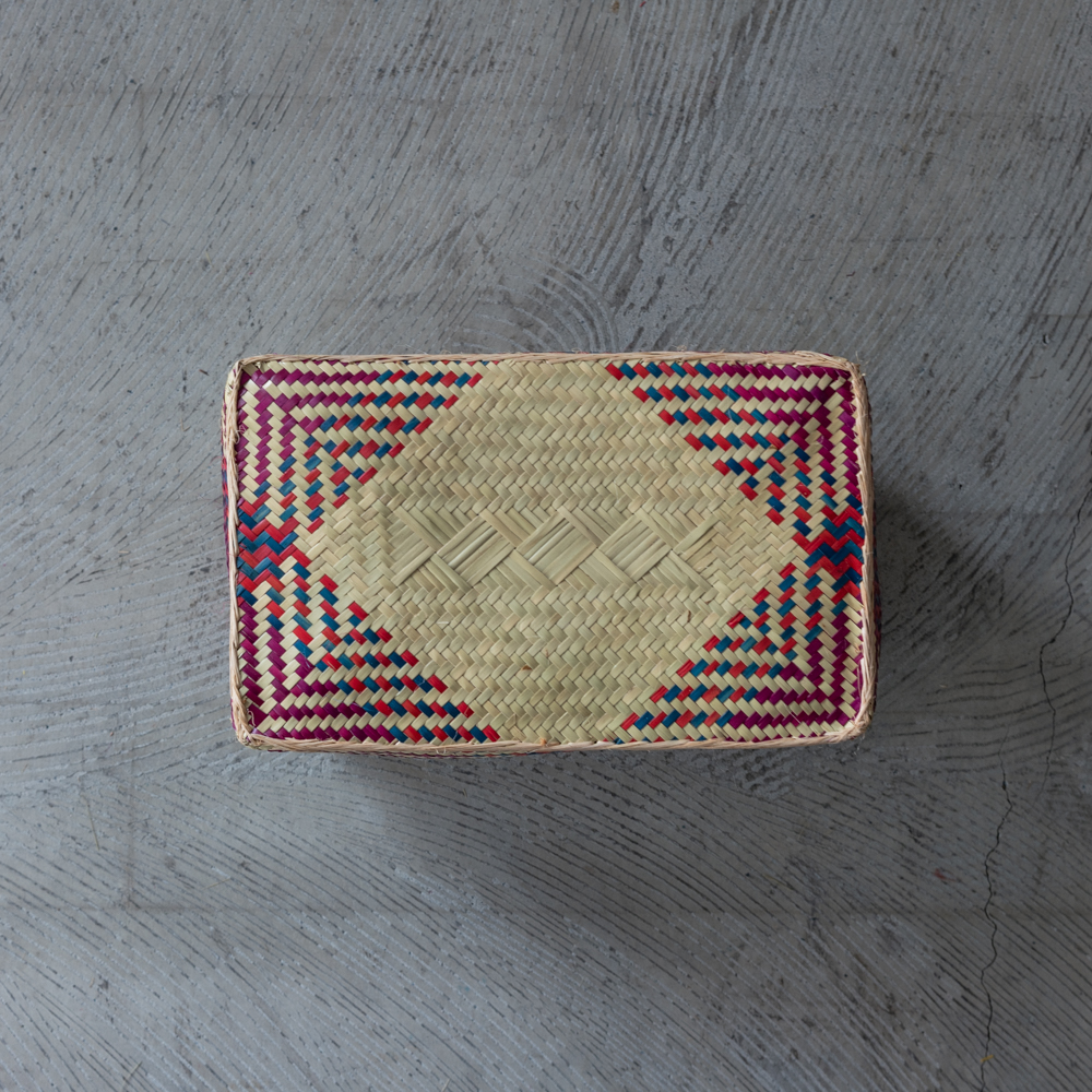 チヒ カラフル長方形箱 (蓋付) M【A】