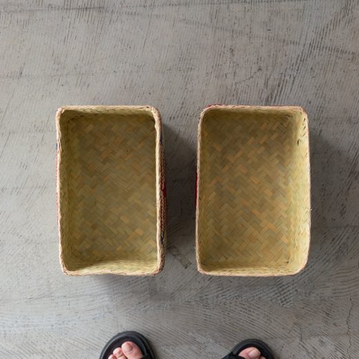 チヒ カラフル長方形箱 (蓋付) M【H】