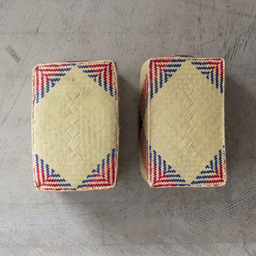 チヒ カラフル長方形箱 (蓋付) M【H】