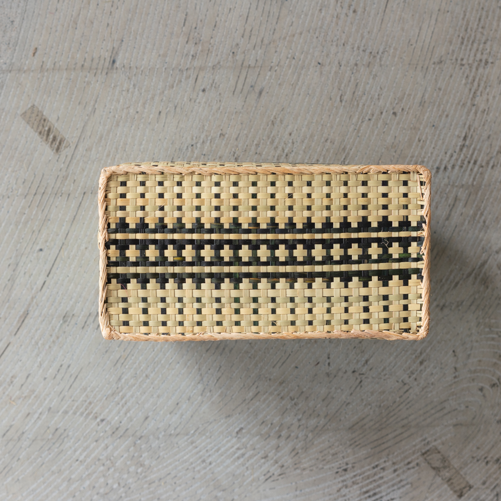 チヒ カラフル長方形箱 (蓋付) S 【J】