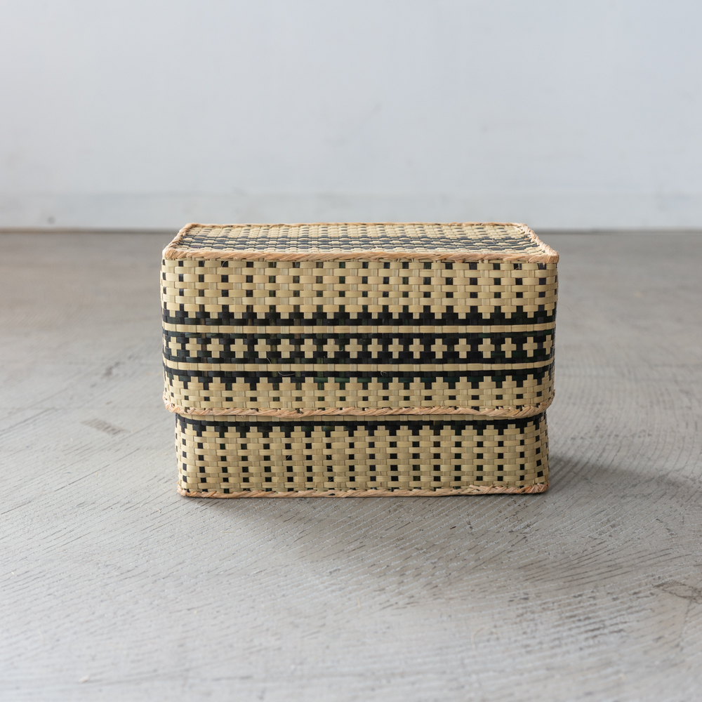 チヒ カラフル長方形箱 (蓋付) S 【J】