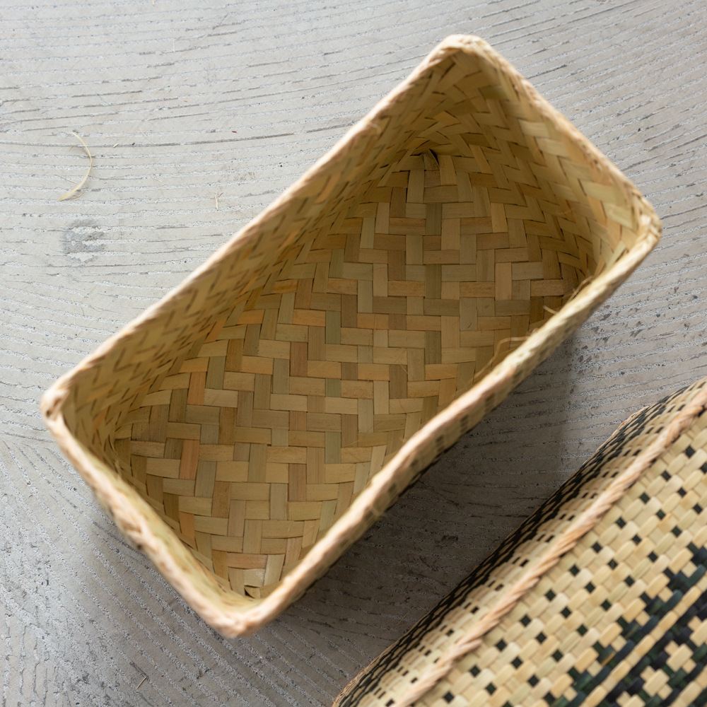 チヒ カラフル長方形箱 (蓋付) S 【J】