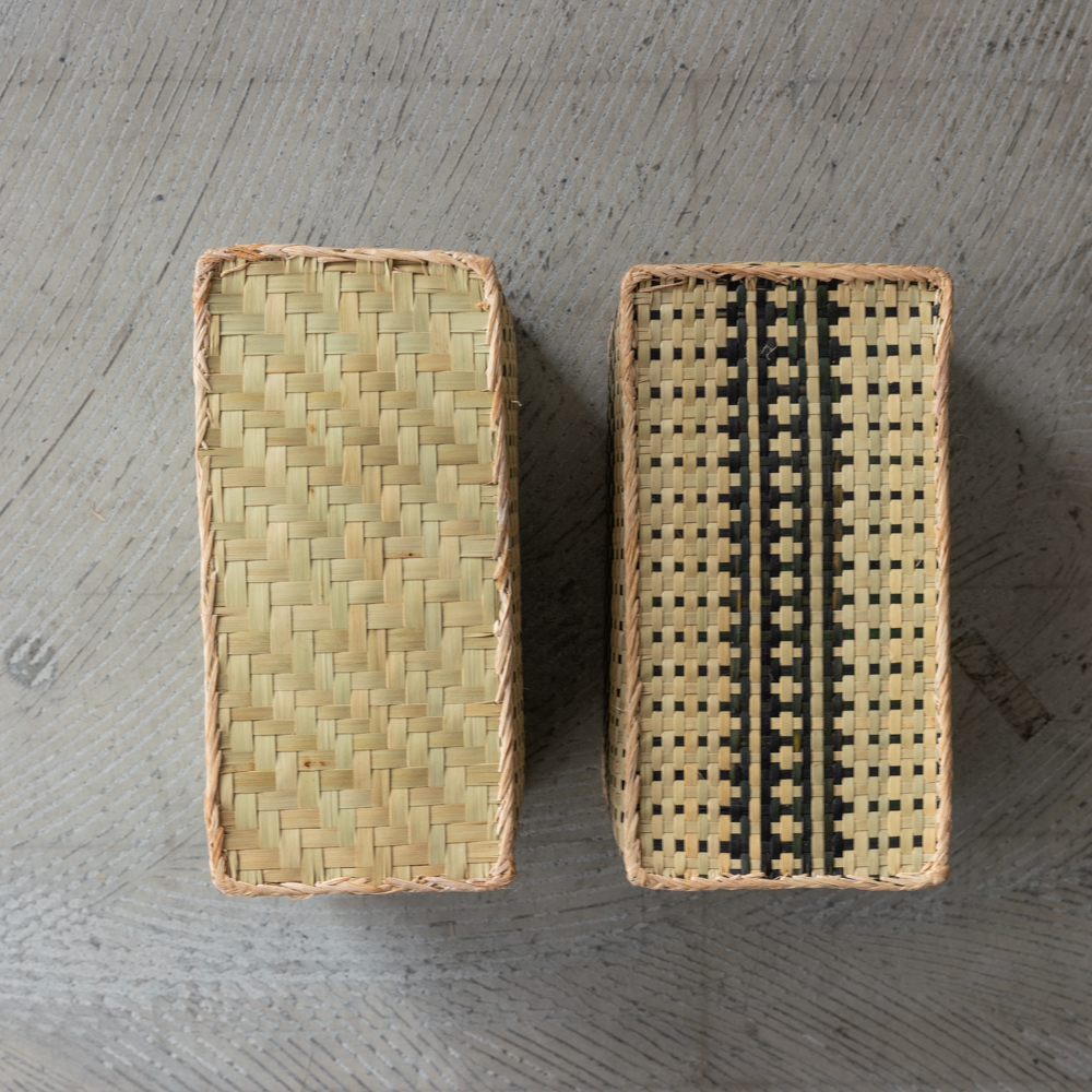 チヒ カラフル長方形箱 (蓋付) S 【J】