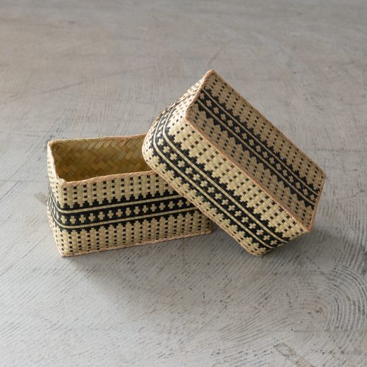 チヒ カラフル長方形箱 (蓋付) S 【J】