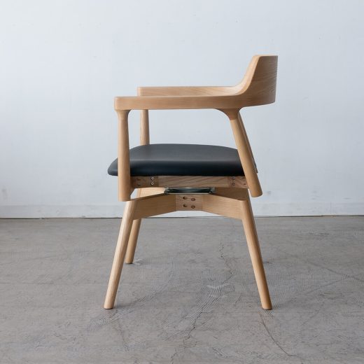 ［期間限定SALE］回転チェア カスケード アッシュ材NA / ウレタン