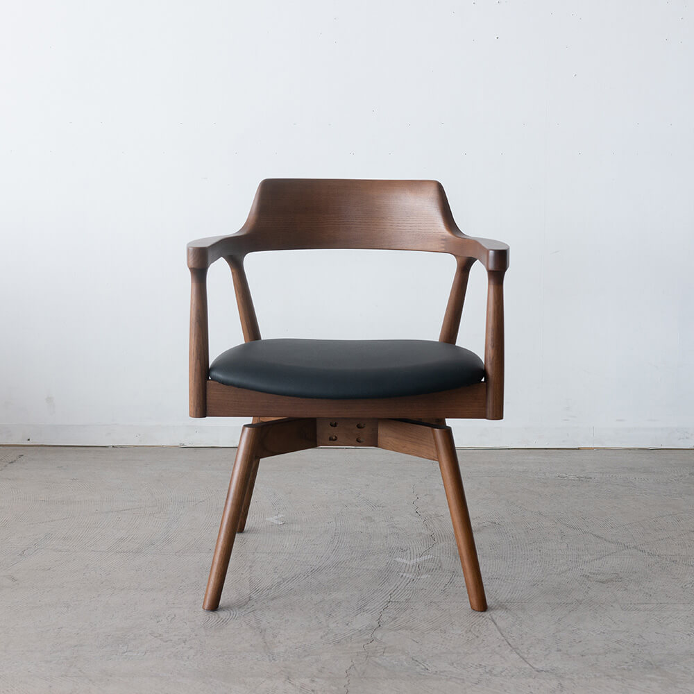 ［期間限定SALE］回転チェア カスケード アッシュ材WN / ウレタン