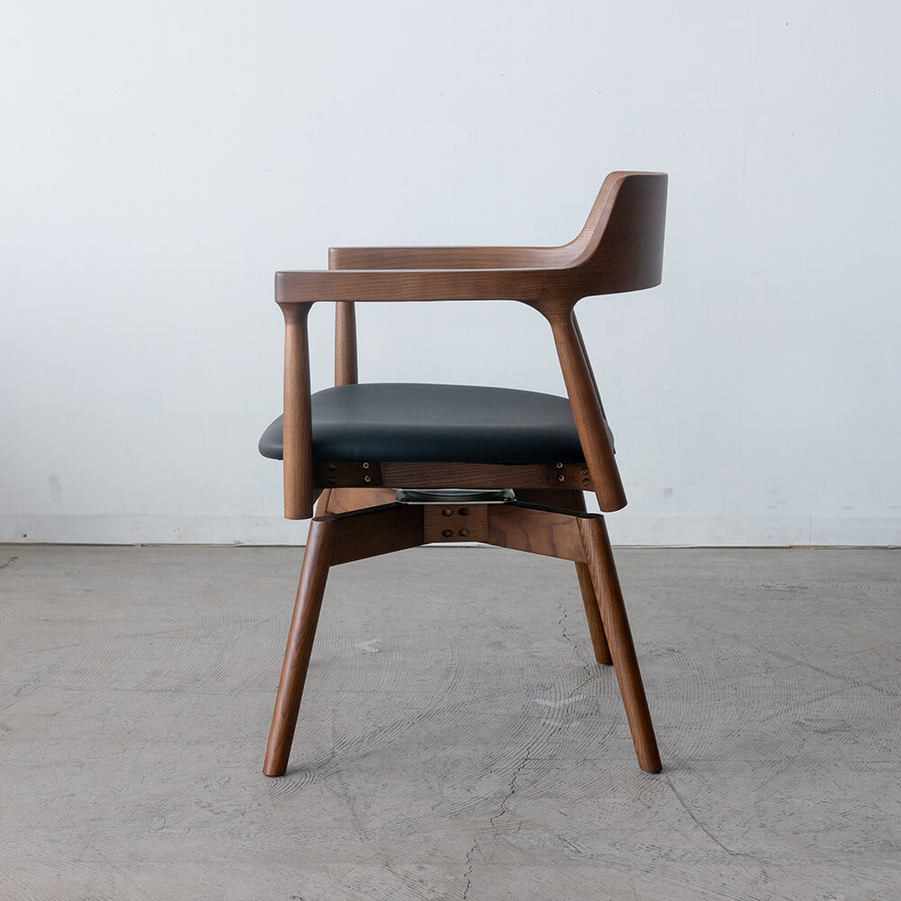 ［期間限定SALE］回転チェア カスケード アッシュ材WN / ウレタン