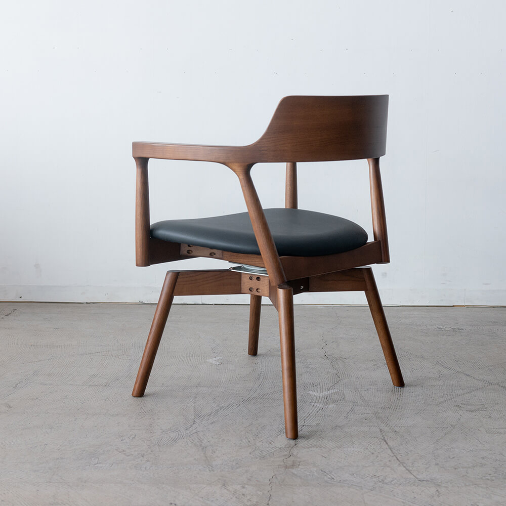 ［期間限定SALE］回転チェア カスケード アッシュ材WN / ウレタン