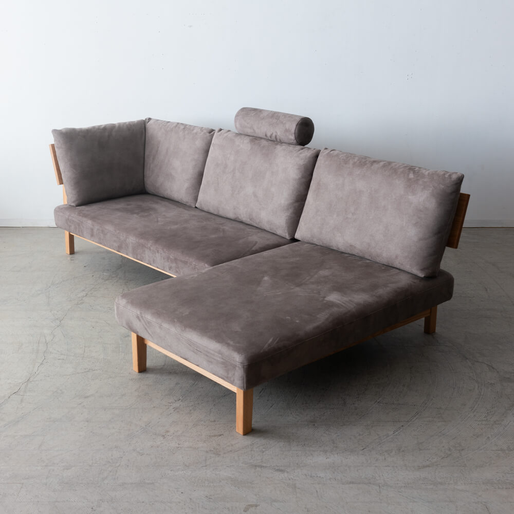 ［現品SALE］ナガノインテリア ソファKC521＋クッションKC511セット