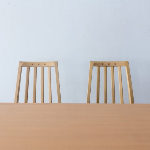 【現品SALE】BOSCOダイニング5点セット テーブル DT70505Q-ON100 + チェア DC70801S-ON1D1