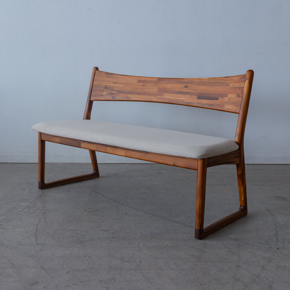 【現品SALE】EDDA ダイニング4点セット LDテーブル DT-33105Q-EL000 + チェア DC30101S-EL0E2 + LDベンチ DC33202S-EL0E2