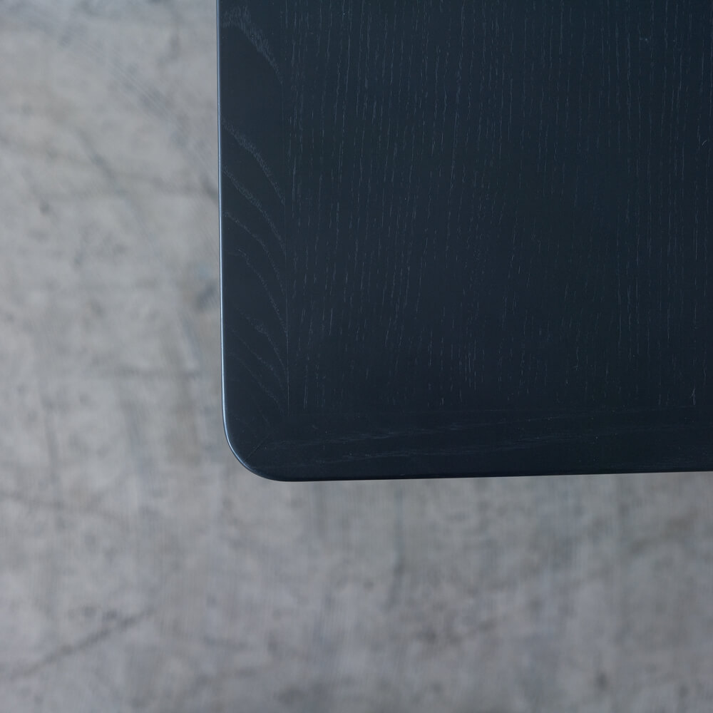 【現品SALE】MILE_STONE ダイニングテーブル 1600 BK