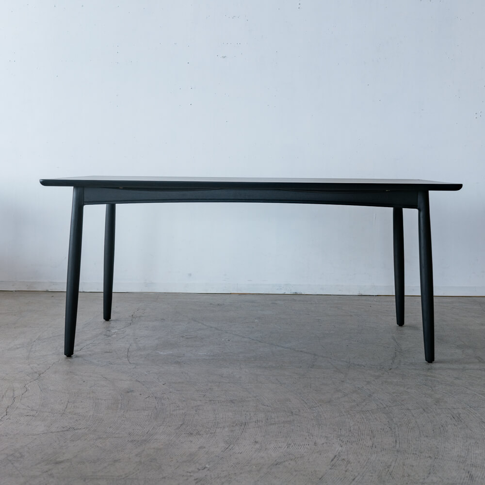 【現品SALE】MILE_STONE ダイニングテーブル 1600 BK