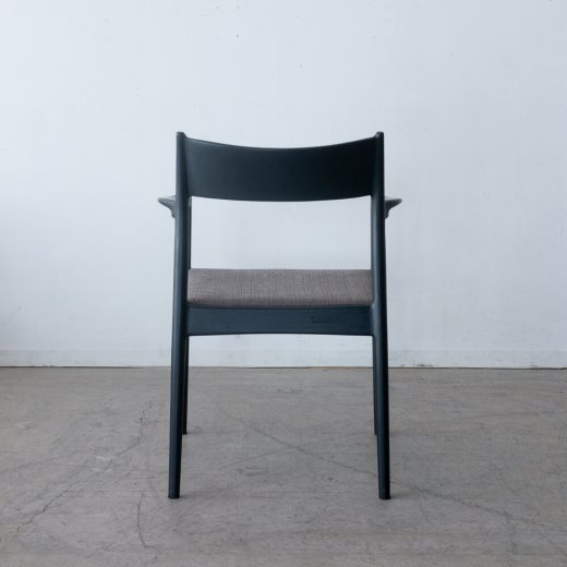 ［現品SALE］MILE_STONE アームチェア type.1 N5（布）BK