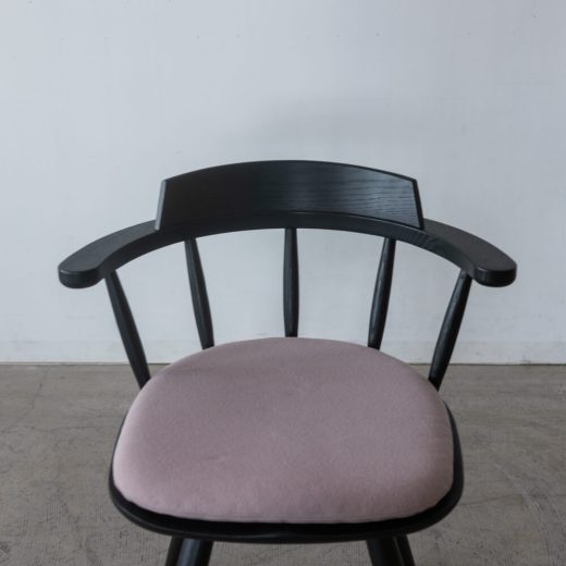 【現品SALE】ダイニングチェア 回転 DC341-0W RO-CG＋座クッションAF897（ナガノインテリア）