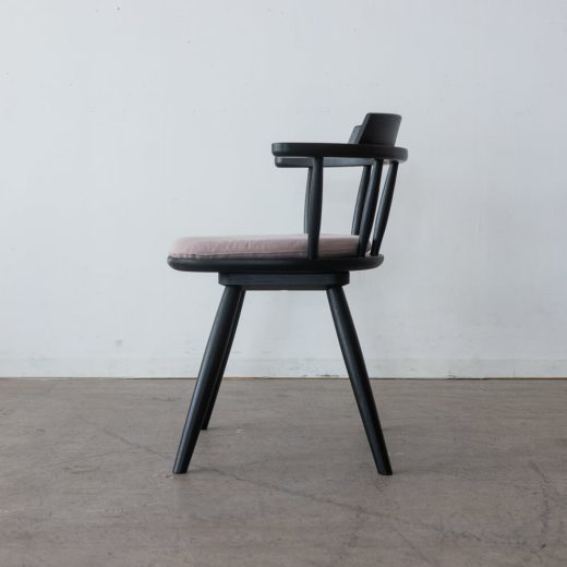 【現品SALE】ダイニングチェア 回転 DC341-0W RO-CG＋座クッションAF897（ナガノインテリア）