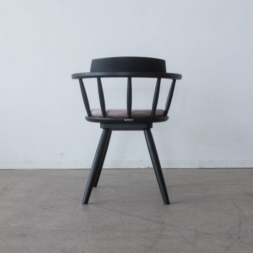 【現品SALE】ダイニングチェア 回転 DC341-0W RO-CG＋座クッションAF897（ナガノインテリア）