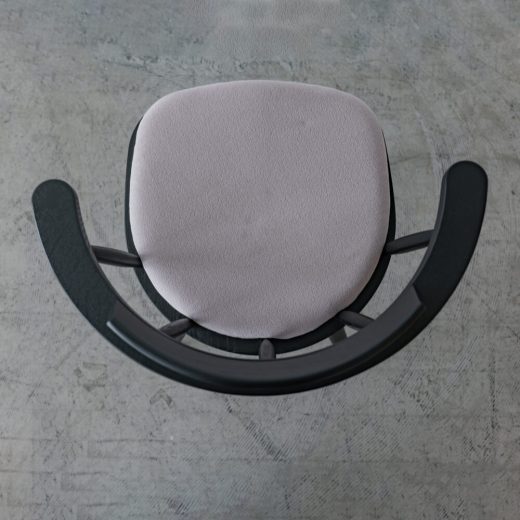 【現品SALE】ダイニングチェア 回転 DC341-0W RO-CG＋座クッションAF897（ナガノインテリア）