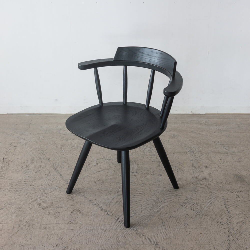 【現品SALE】ダイニングチェア 回転 DC341-0W RO-CG＋座クッションAF897（ナガノインテリア）