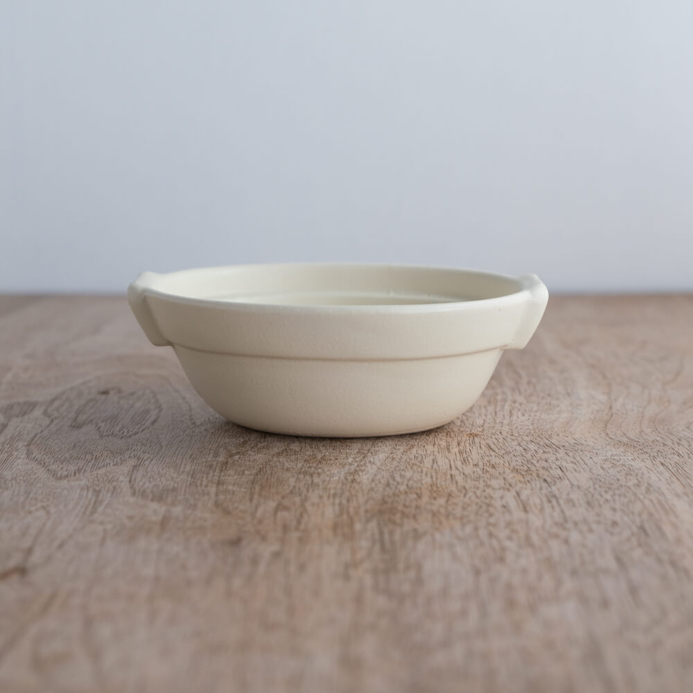 【WEB限定】マットグラタン 白 -器市-