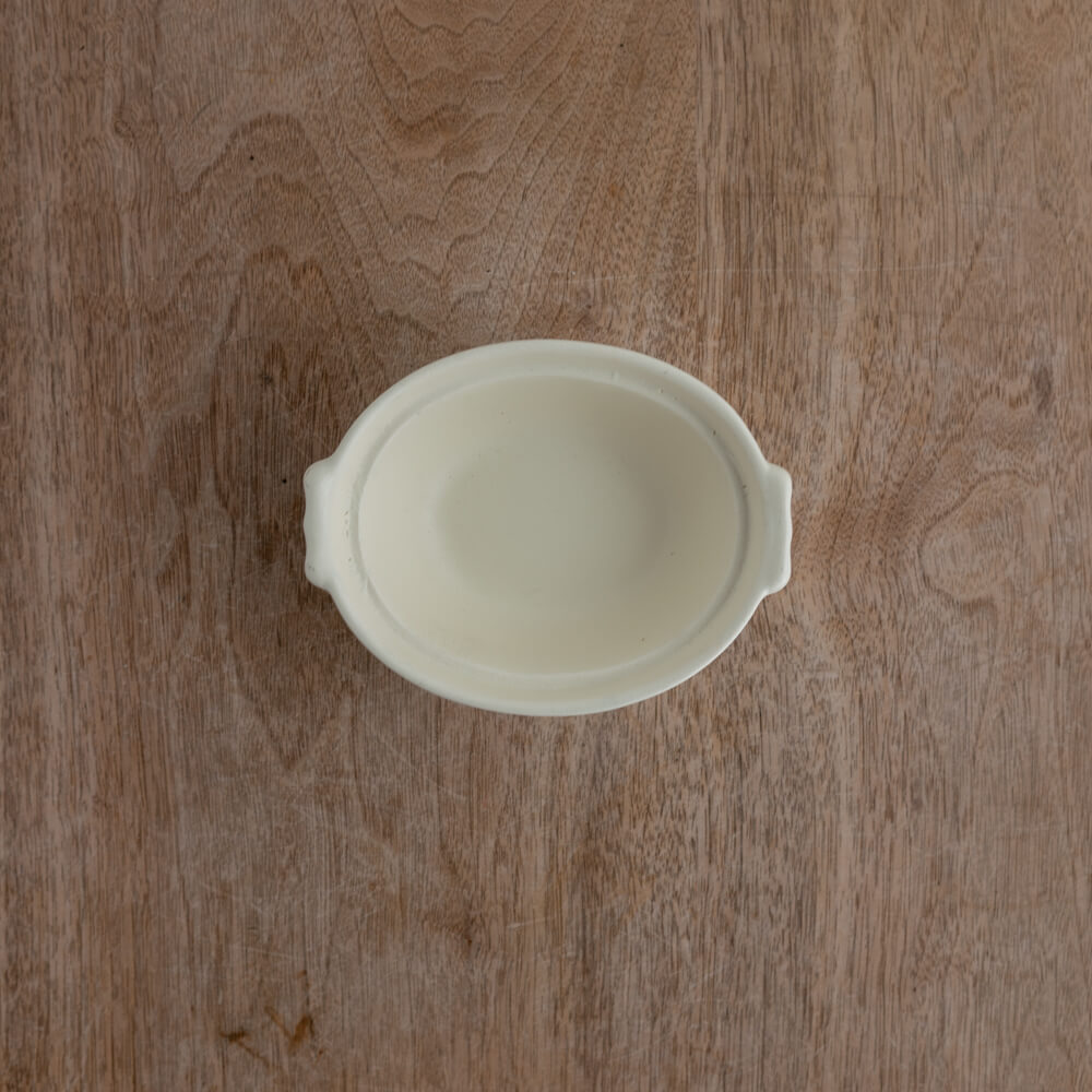 【WEB限定】マットグラタン 白 -器市-