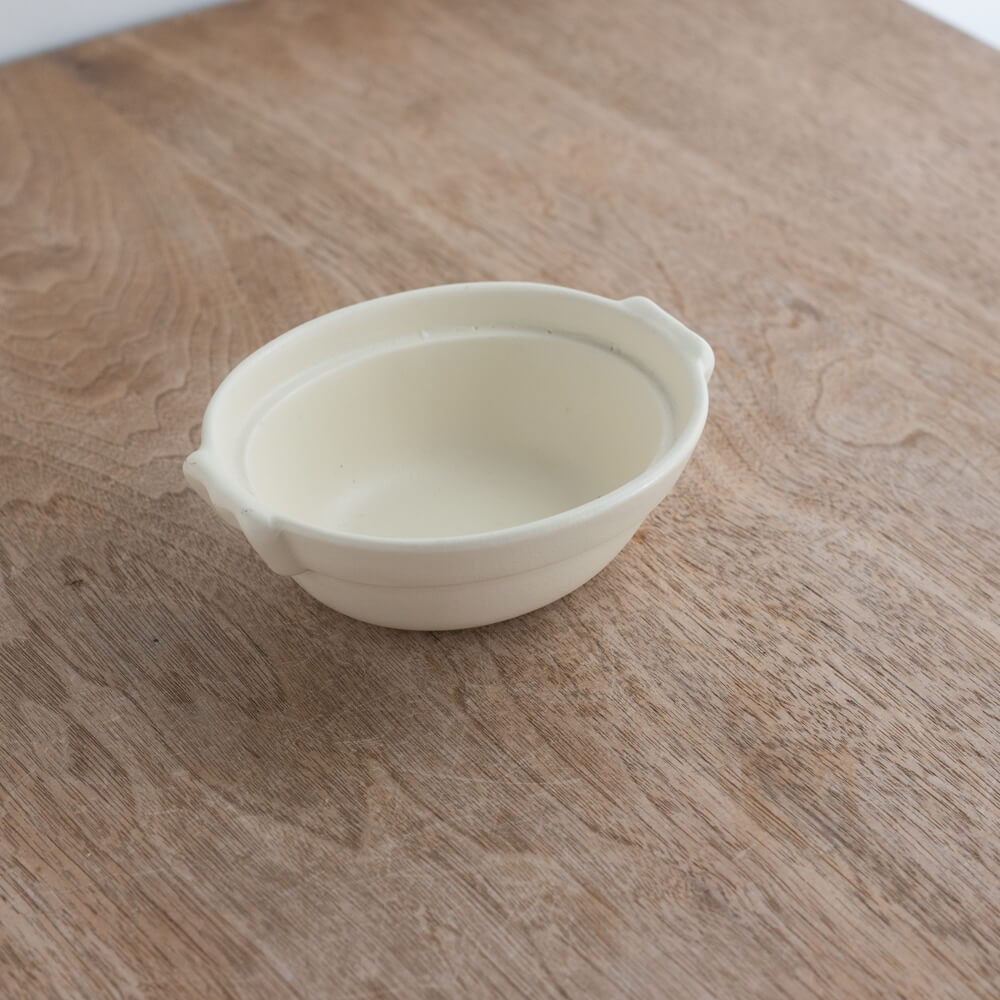 【WEB限定】マットグラタン 白 -器市-