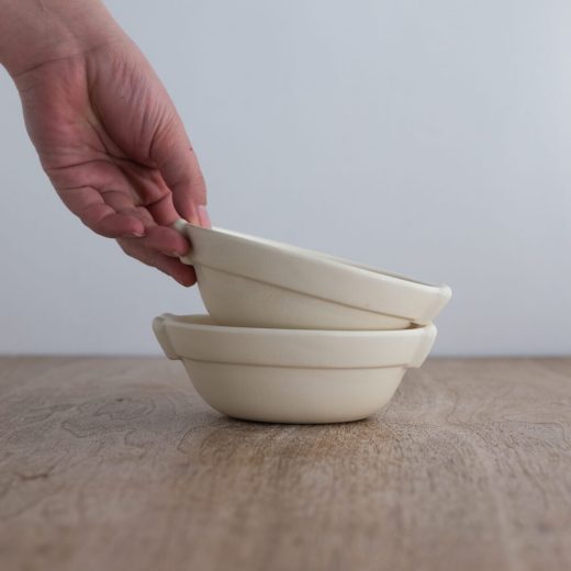 【WEB限定】マットグラタン 白 -器市-