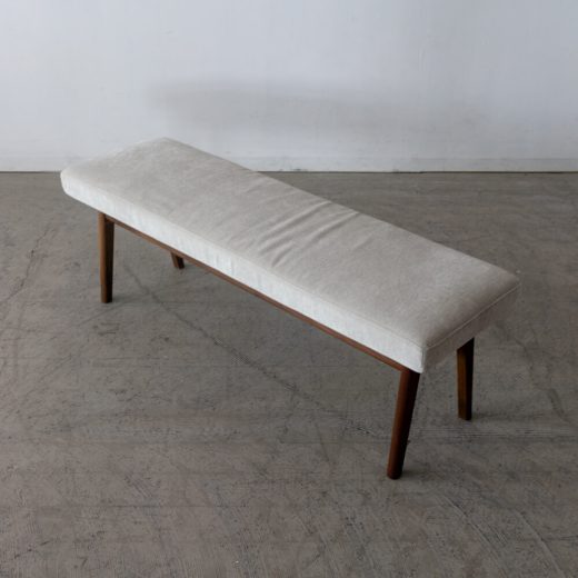 ［現品SALE］ナガノインテリア ダイニング4点セット DT619 ウォールナット材（ダイニングテーブル＋チェア＋ベンチ）