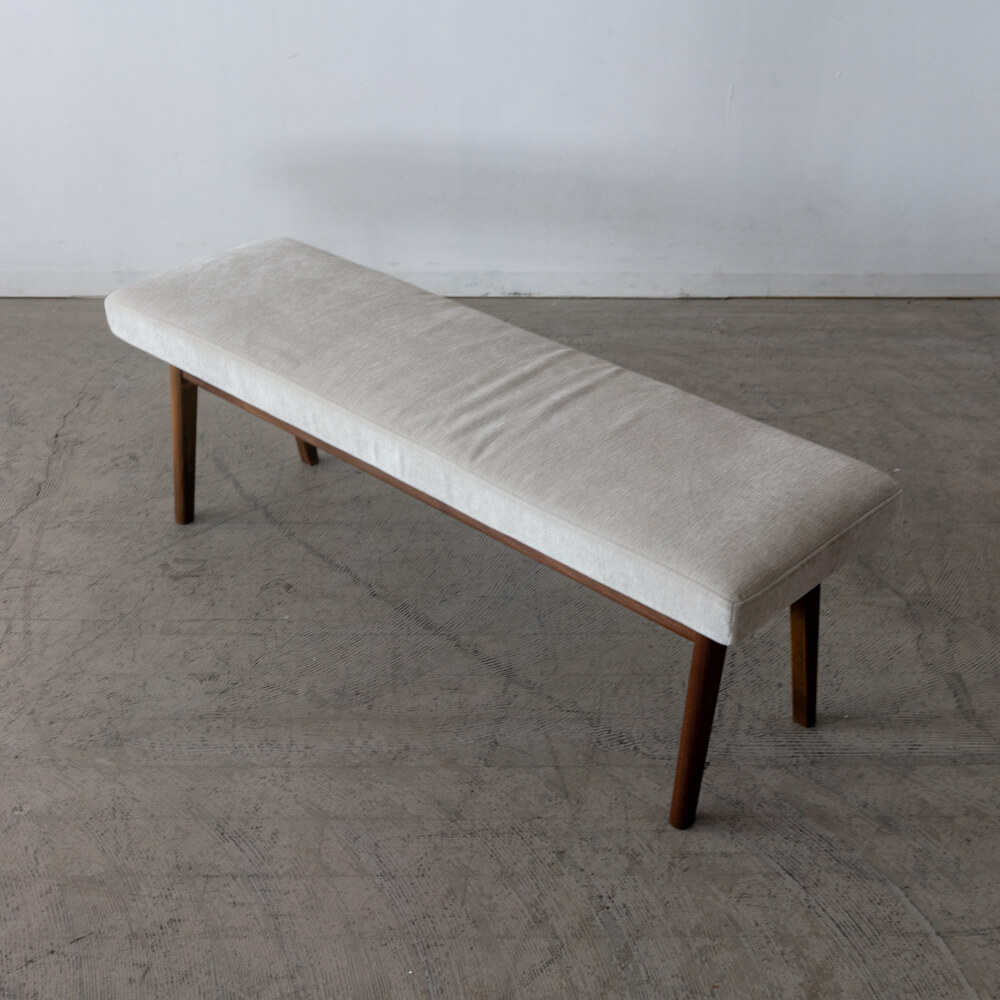 ［現品SALE］ナガノインテリア ダイニング4点セット DT619 ウォールナット材（ダイニングテーブル＋チェア＋ベンチ）