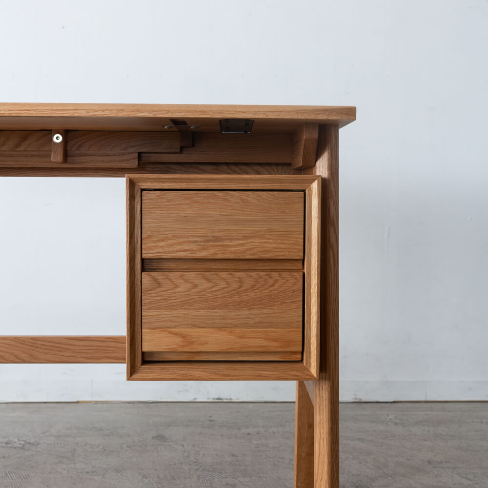 ［現品SALE］MUUTOS スライドデスク90 オーク / ライト