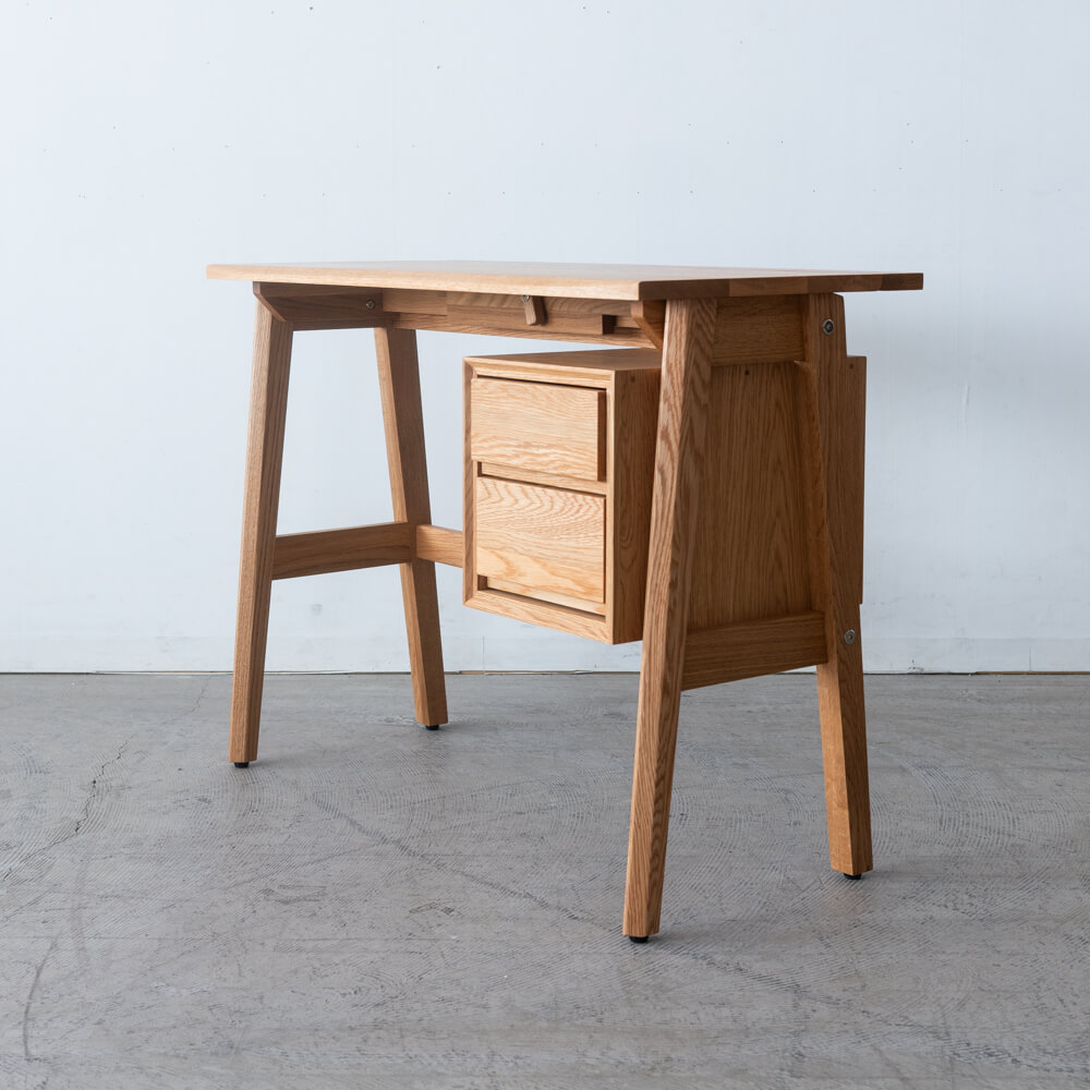 ［現品SALE］MUUTOS スライドデスク90 オーク / ライト