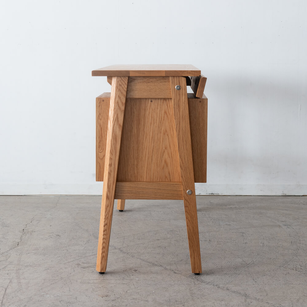 ［現品SALE］MUUTOS スライドデスク90 オーク / ライト