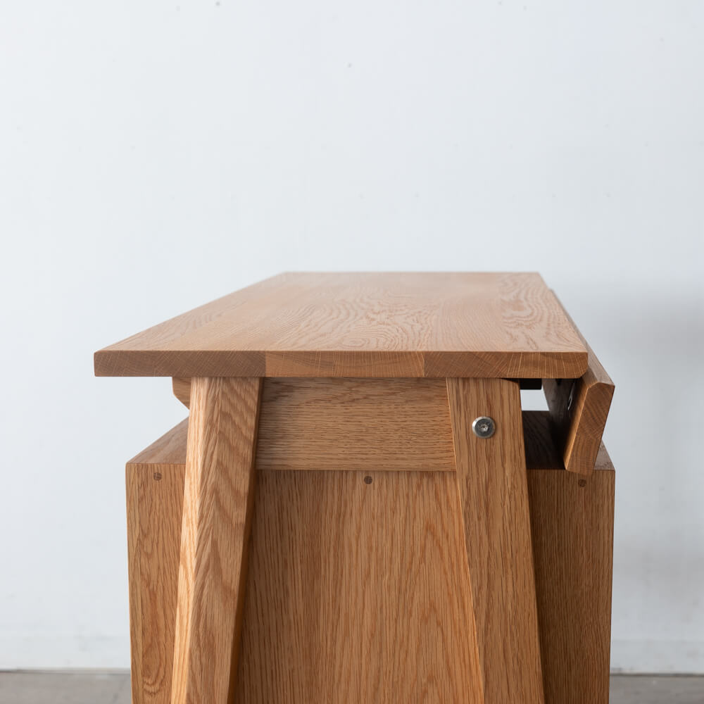 ［現品SALE］MUUTOS スライドデスク90 オーク / ライト