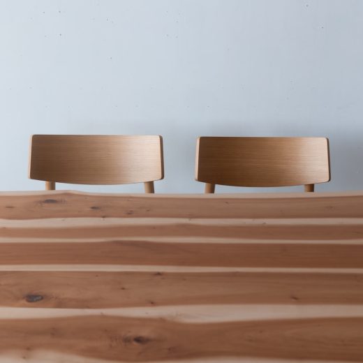 【現品SALE】国産材ダイニングとチェア・ベンチ4点セット ハギテーブル ONLY シュリザクラ W1500 チェア2脚＋ベンチ