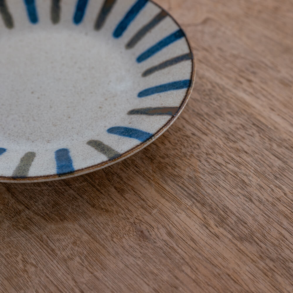 ぱいかじ 60皿 雨 (十草) -器市-