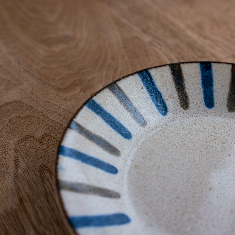 ぱいかじ 60皿 雨 (十草) -器市-