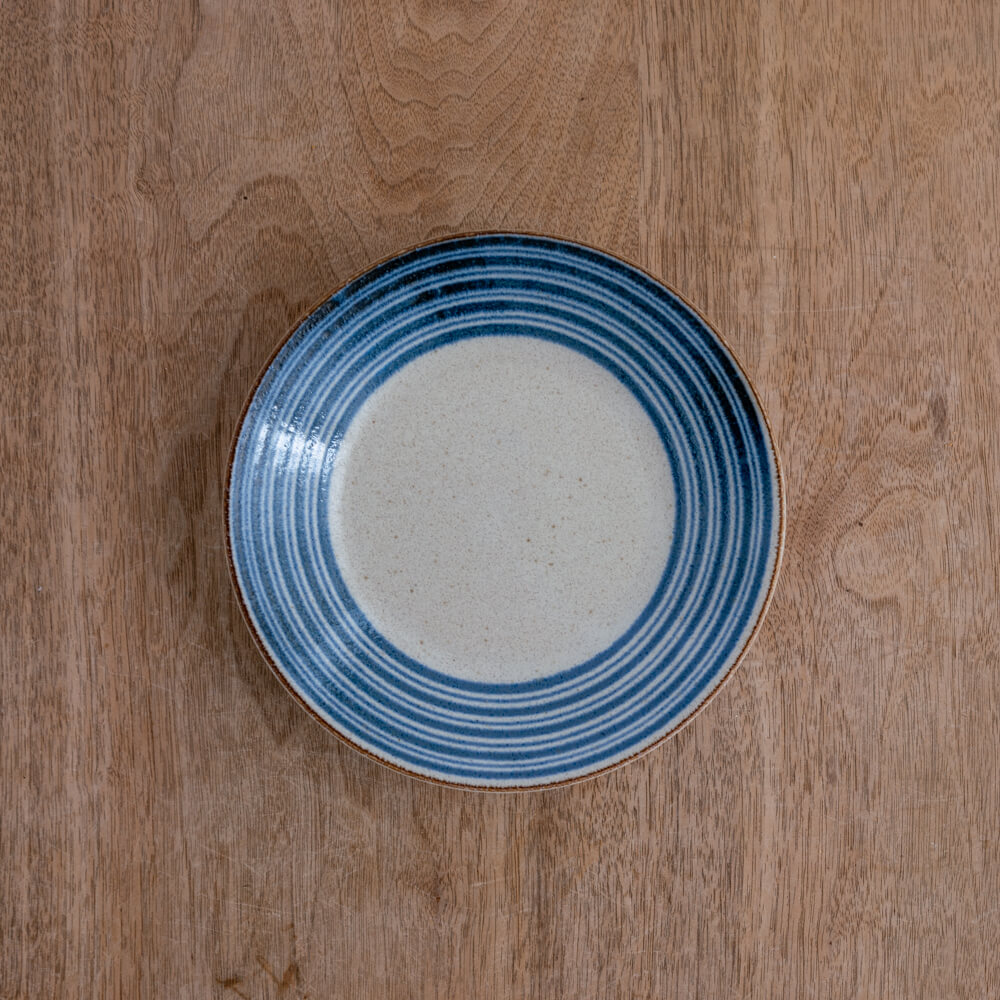 ぱいかじ 60皿 波 (ボーダー) -器市-