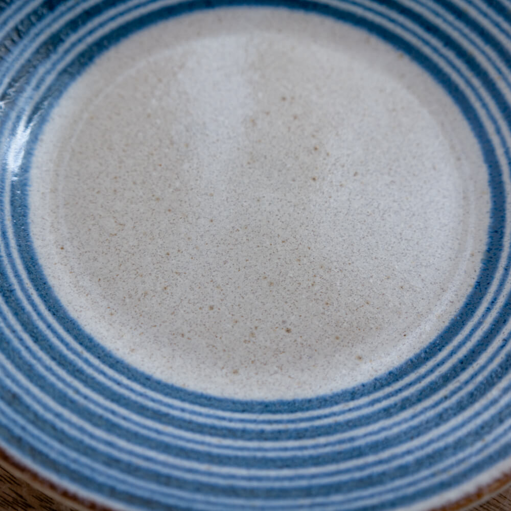 ぱいかじ 60皿 波 (ボーダー) -器市-