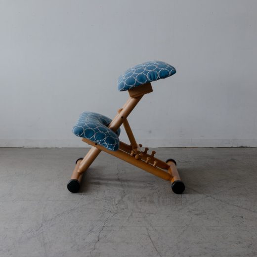 ［アップサイクル品］VARIER バランスチェア VARIABLE ミナペルホネン 北欧 学習椅子 tambourine ブルー