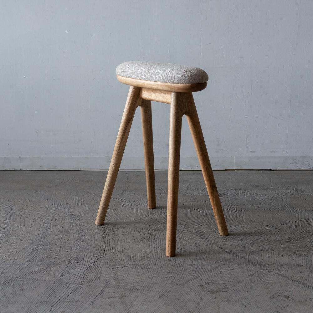 キッチンスツールSC338-1S53 KS-ON-AF951 / クス材