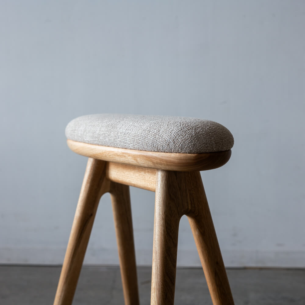 キッチンスツールSC338-1S53 KS-ON-AF951 / クス材