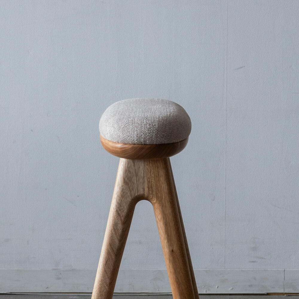 キッチンスツールSC338-1S53 KS-ON-AF951 / クス材