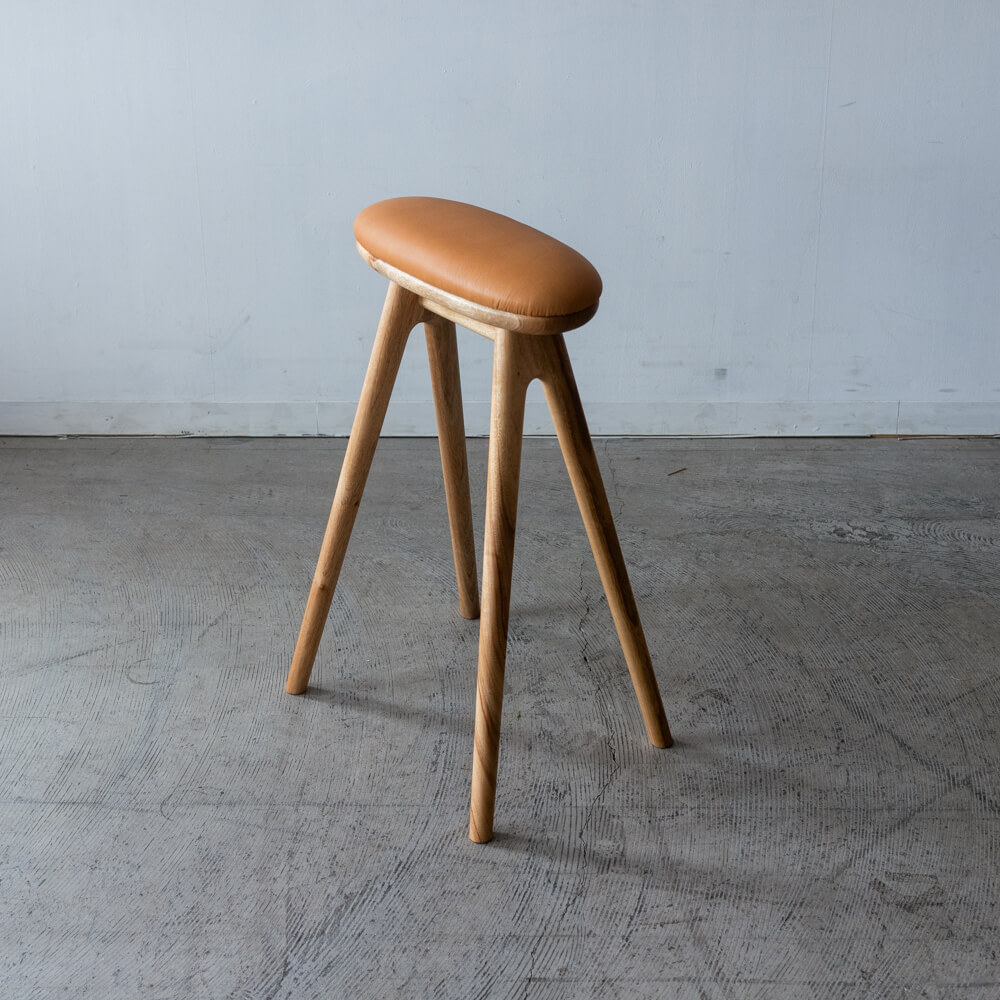 キッチンスツール SC338-1S63 KS-ON-AK761 / クス材