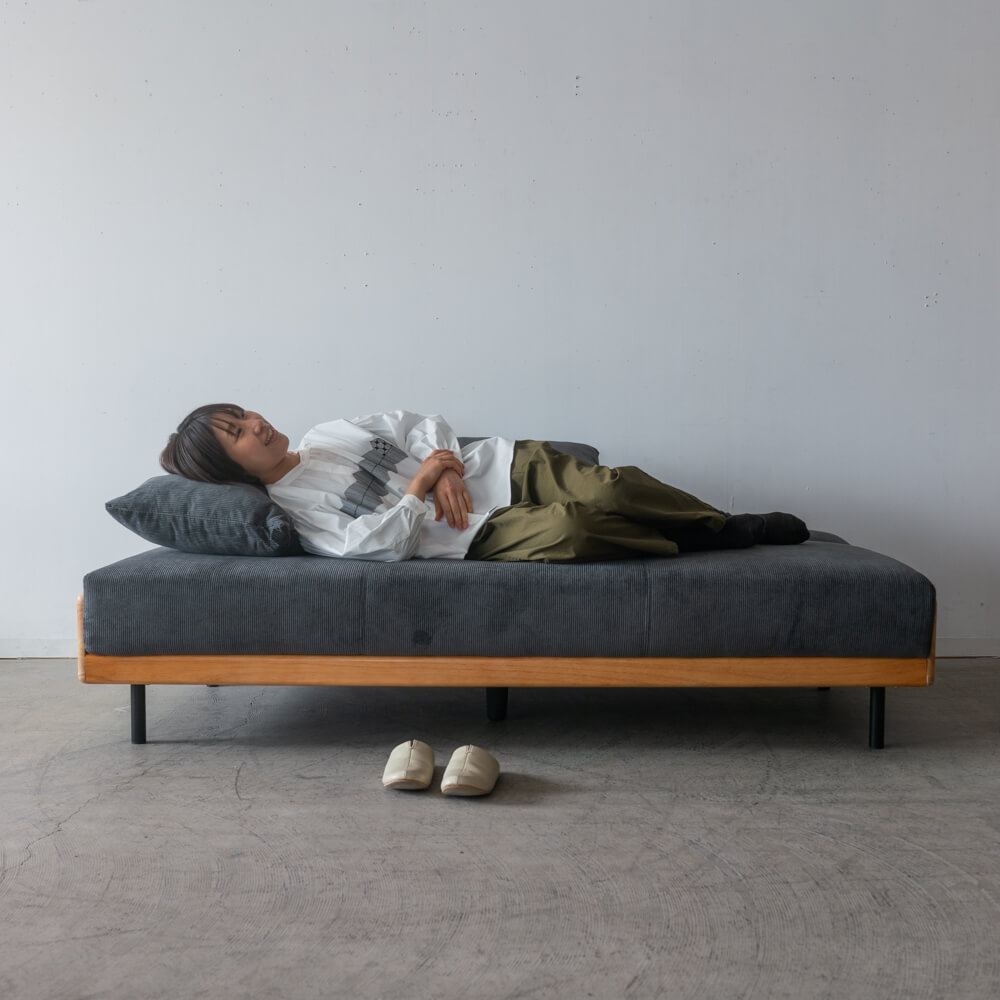 ［送料込価格｜期間限定SALE］ソファベッド アルバートⅡ DGY カバーリング仕様 ダークグレー