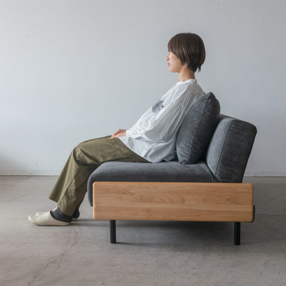 ［送料込価格｜期間限定SALE］ソファベッド アルバートⅡ DGY カバーリング仕様 ダークグレー