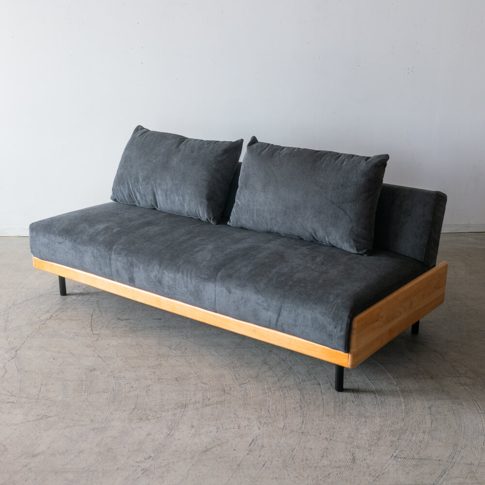 ［送料込価格｜期間限定SALE］ソファベッド アルバートⅡ DGY カバーリング仕様 ダークグレー