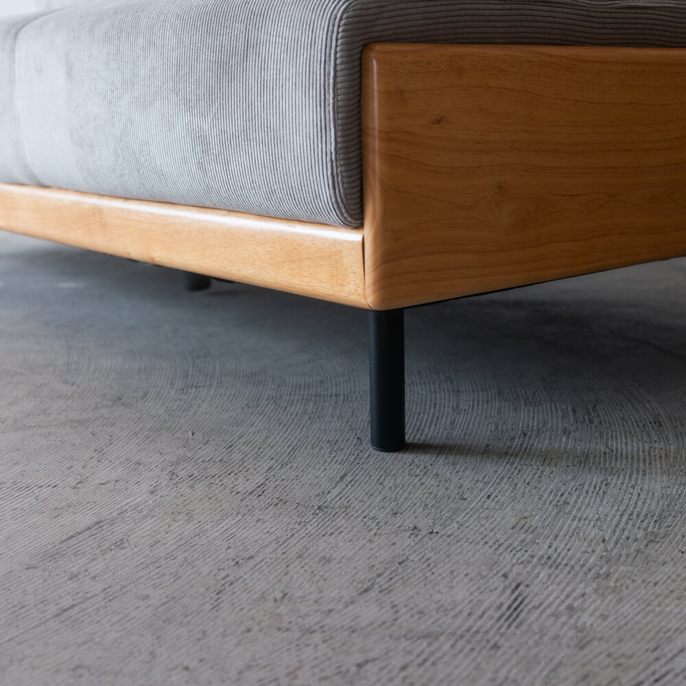 ［送料込価格｜期間限定SALE］ソファベッド アルバートⅡ DGY カバーリング仕様 ライトグレー