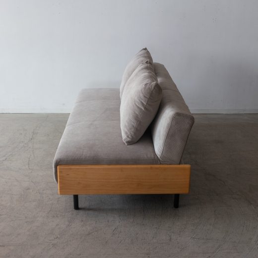 ［送料込価格｜期間限定SALE］ソファベッド アルバートⅡ DGY カバーリング仕様 ライトグレー