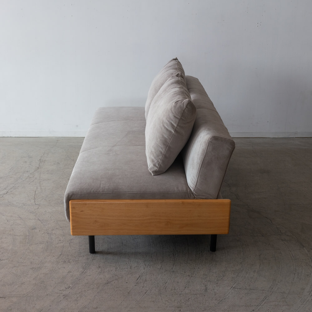 ［送料込価格｜期間限定SALE］ソファベッド アルバートⅡ DGY カバーリング仕様 ライトグレー